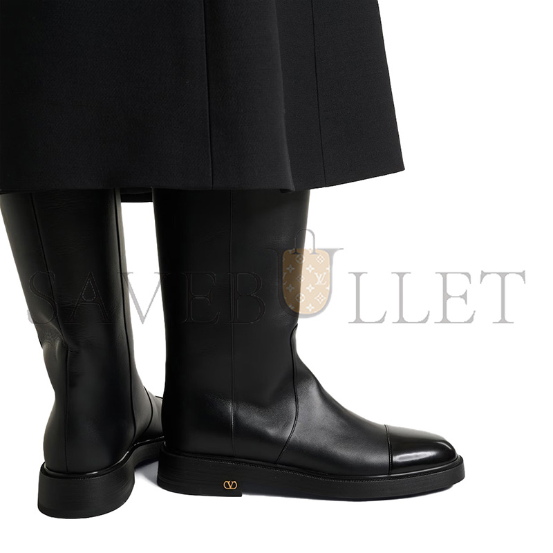 VALENTINO GARAVANI NEW BOOT LEATHER KNEE-HIGH BOOTS